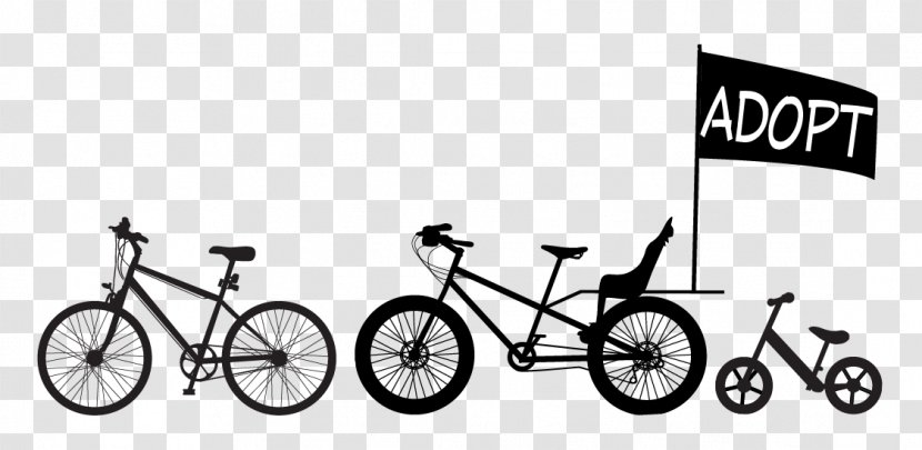 Bicycle Wheels Frames BMX Bike Cycling - Monochrome Transparent PNG