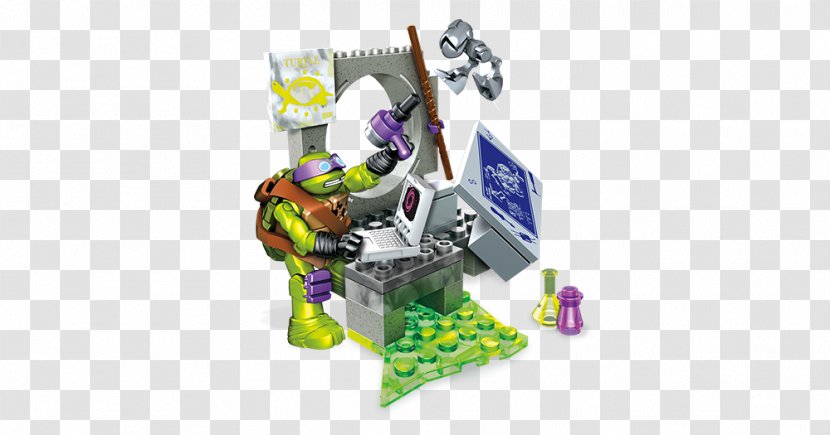 Donatello Mega Brands Teenage Mutant Ninja Turtles Toy Construction Set - Lego Transparent PNG