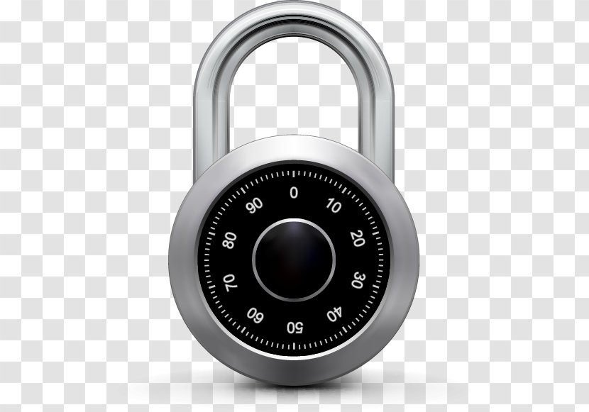 Combination Lock Padlock Cryptography Key - Security Transparent PNG
