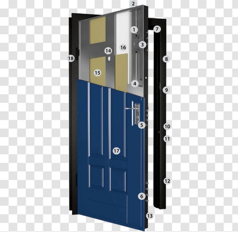 Door Drzwi Antywłamaniowe Lock Steel Zewnętrzne - Security Transparent PNG