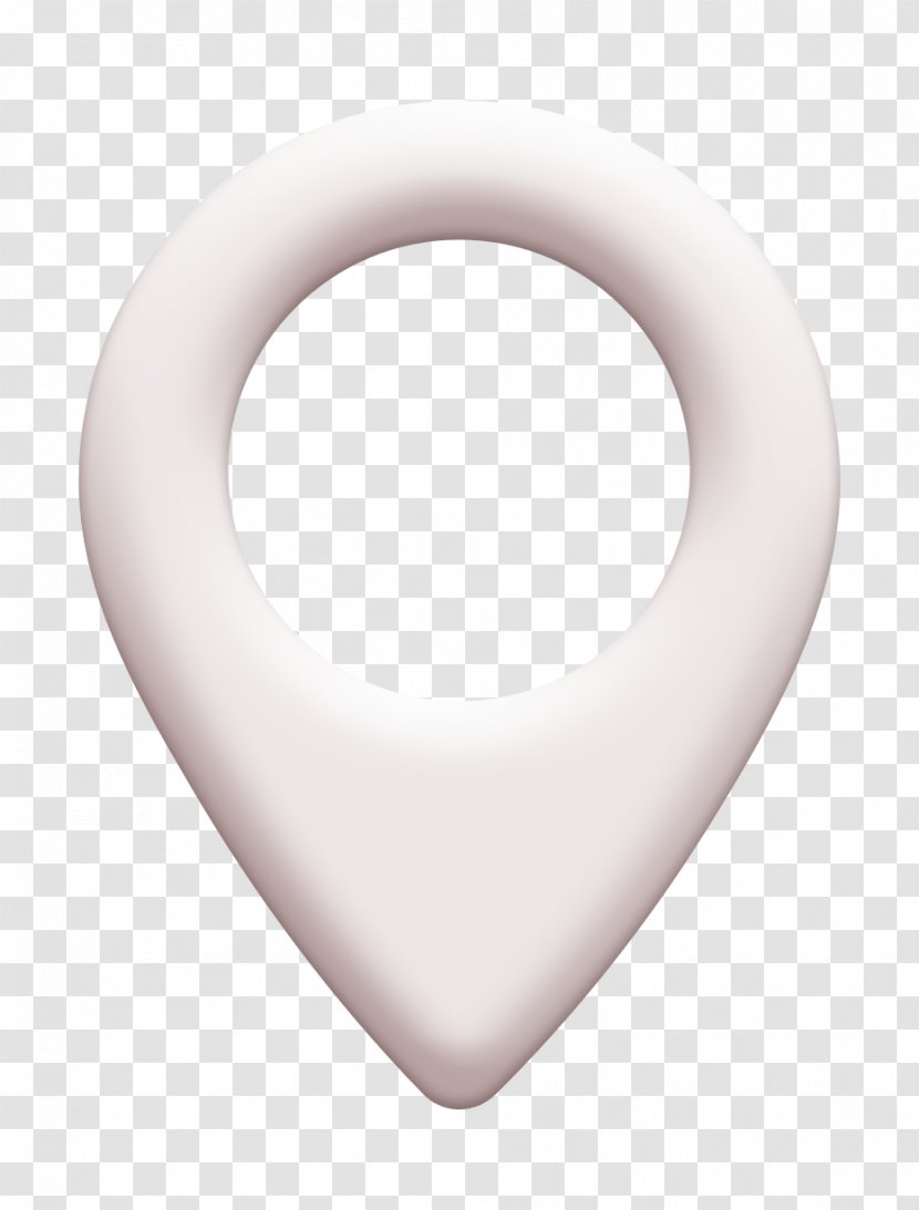 Interface Icon Placeholder Filled Tool Shape For Maps And Web - Ceramic - Ear Transparent PNG