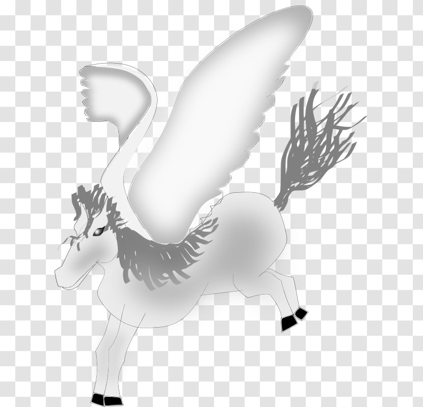 Pegasus Clip Art - Deer - Clipart Transparent PNG