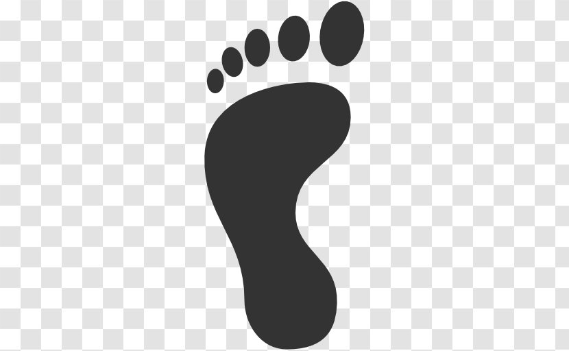 Footprint Clip Art - Black And White Transparent PNG