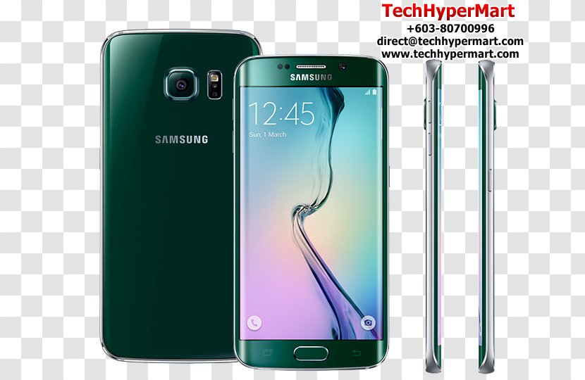 Samsung Galaxy S6 Edge S7 Smartphone - Unlocked - Make Phone Call Transparent PNG