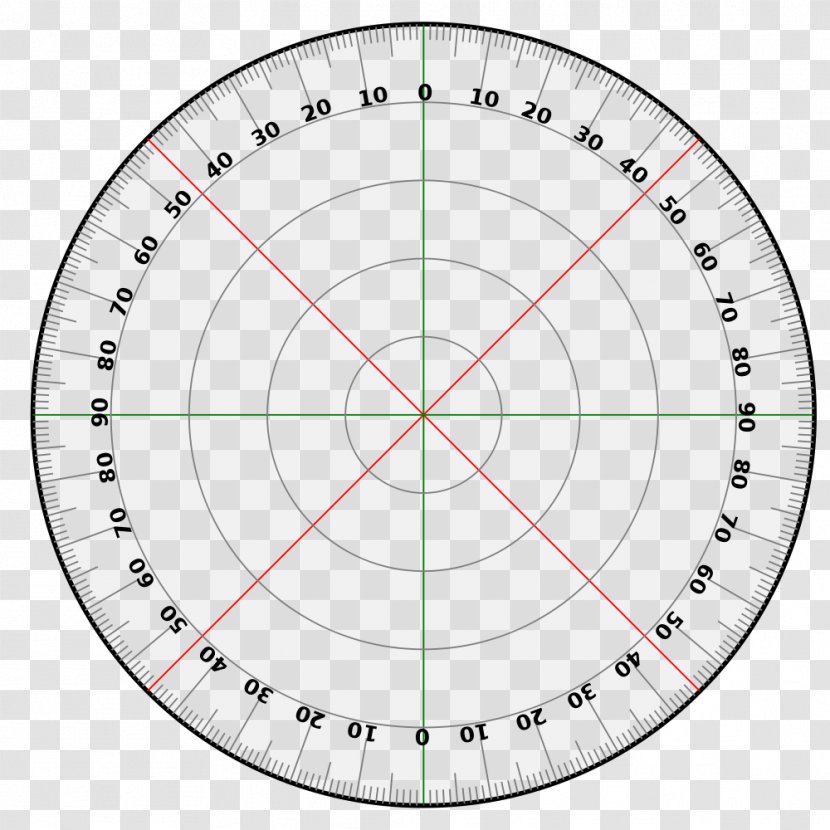 Chart Degree Right Angle Protractor - Diagram Transparent PNG