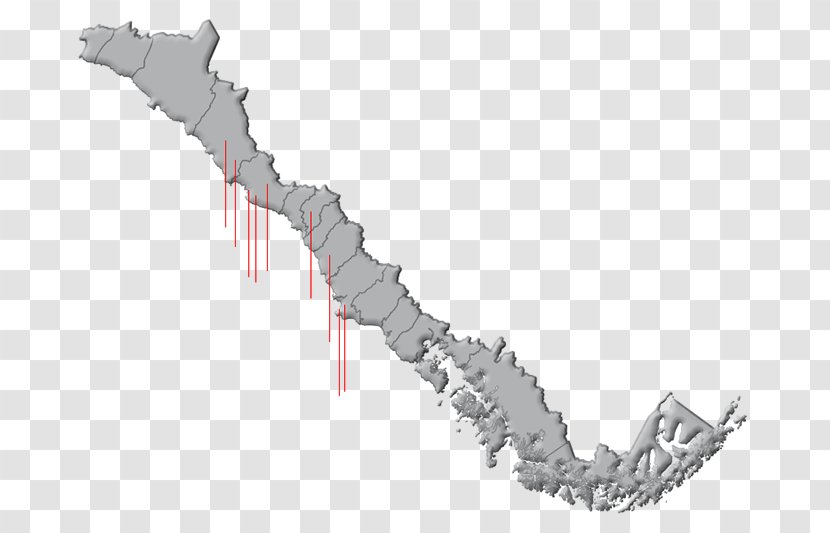 La Serena Ovalle Copiapó Vallenar Concepción - Talca - Mapa Chile Transparent PNG