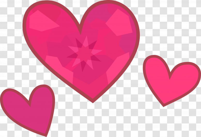 Heart Pink M Valentine's Day Clip Art M-095 - Sandbars Vector Transparent PNG