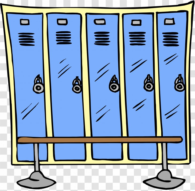 Changing Room Clip Art Locker Cartoon Furniture - Hashtag - Lockers Transparent PNG