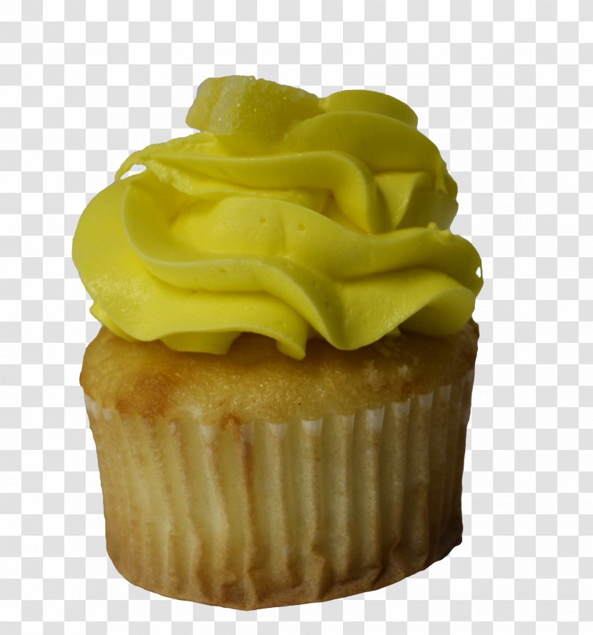 Cupcake Frosting & Icing Buttercream Bakery - Yellow - Pina Colada Transparent PNG
