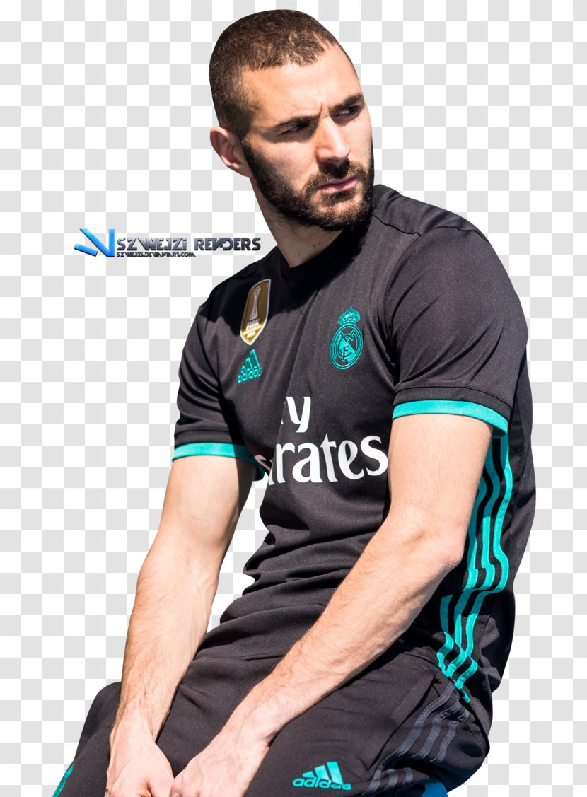 Karim Benzema Real Madrid C.F. La Liga UEFA Champions League Jersey - Team Sport Transparent PNG