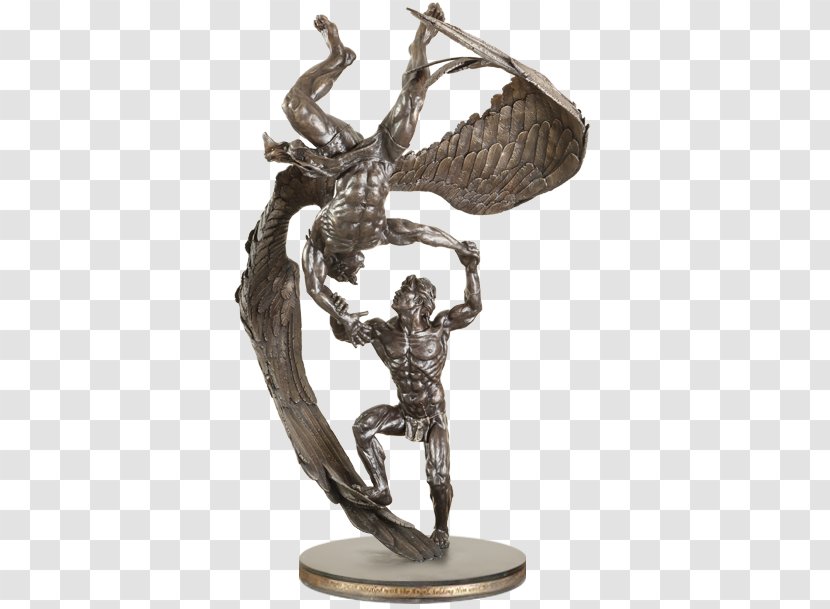 Bronze Sculpture Classical Classicism - Statue - Angel Transparent PNG