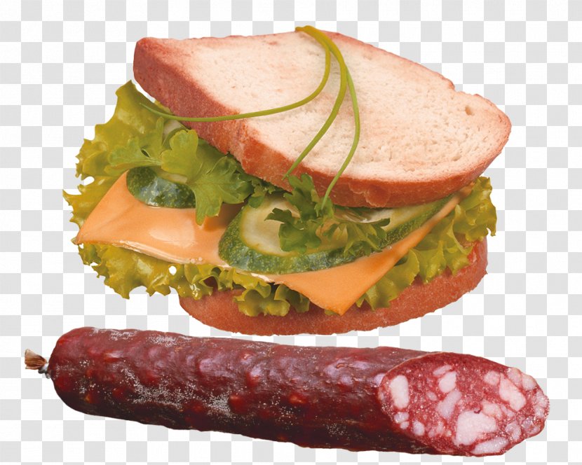 Bacon Sandwich Breakfast Hamburger - Turkey Ham - Lunch Transparent PNG