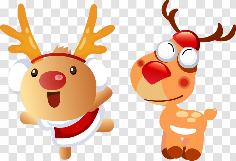 Christmas Deer - Antler - Reindeer Transparent PNG
