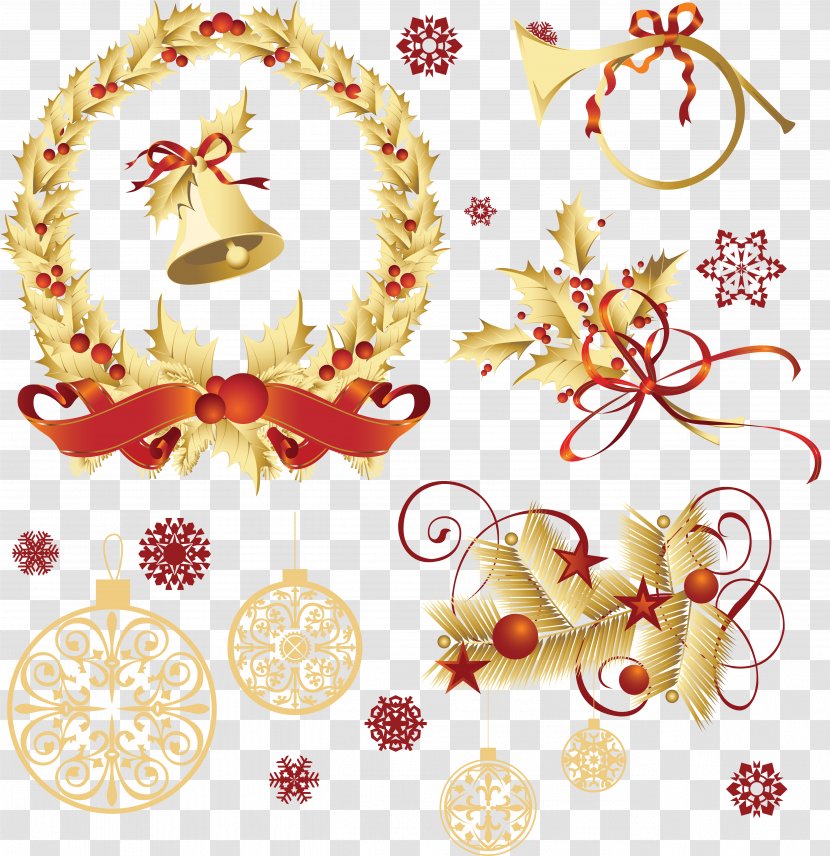 Christmas Ornament Decoration Clip Art - Tree - Elements Transparent PNG
