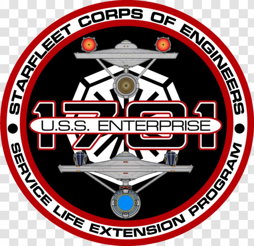Starship Enterprise Star Trek USS (NCC-1701) United States Navy - Trademark Design L Transparent PNG