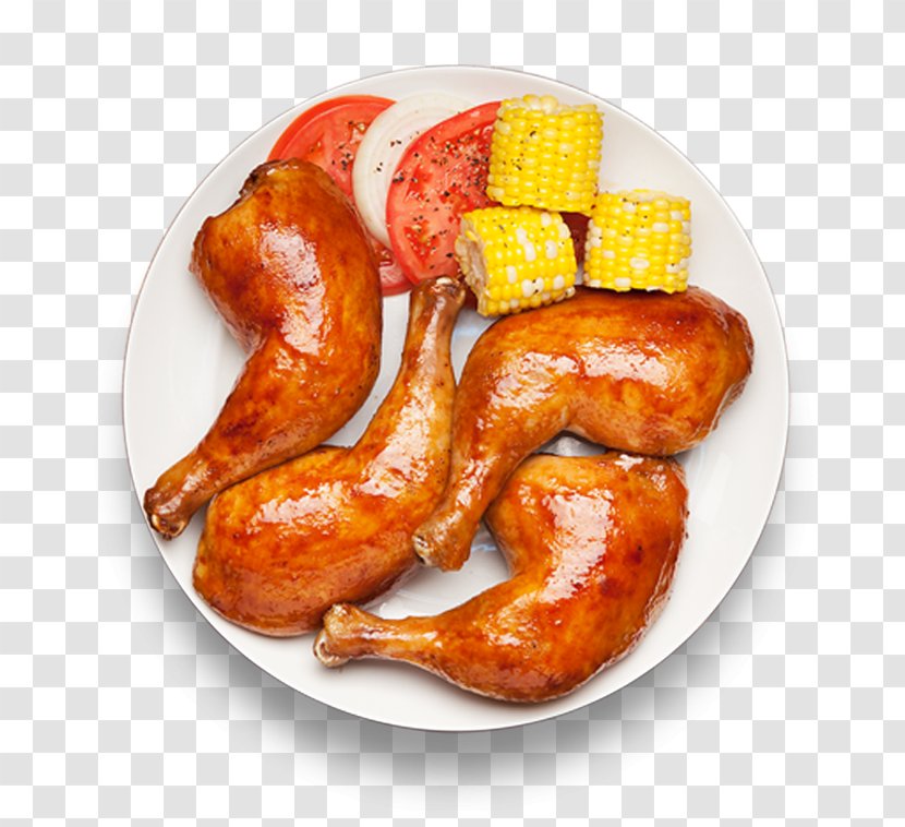 Roast Chicken Barbecue Breakfast Sausage - Meat Transparent PNG