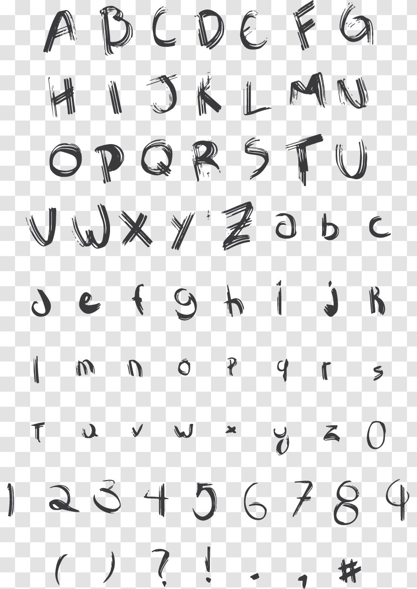 Handwriting Brush Script Open-source Unicode Typefaces Font - White - Graffiti Transparent PNG