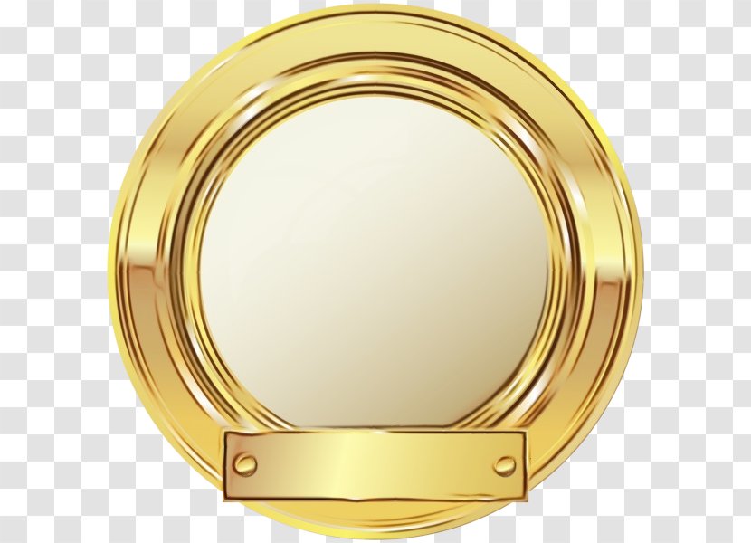 Gold Background - Mirror Metal Transparent PNG
