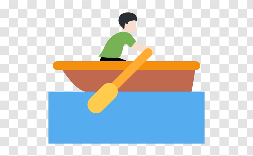 Rowing Emojipedia Evezős Csónak Clip Art - Human Behavior - Emoji Transparent PNG