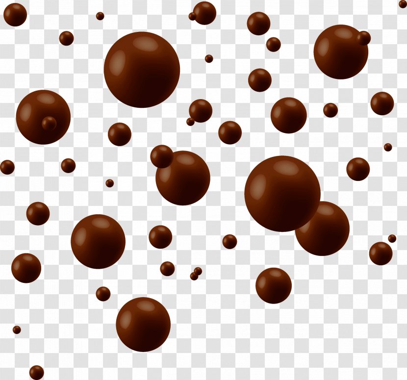 Chocolate Balls Hot Bar Cake White - Truffle - Choco Transparent PNG