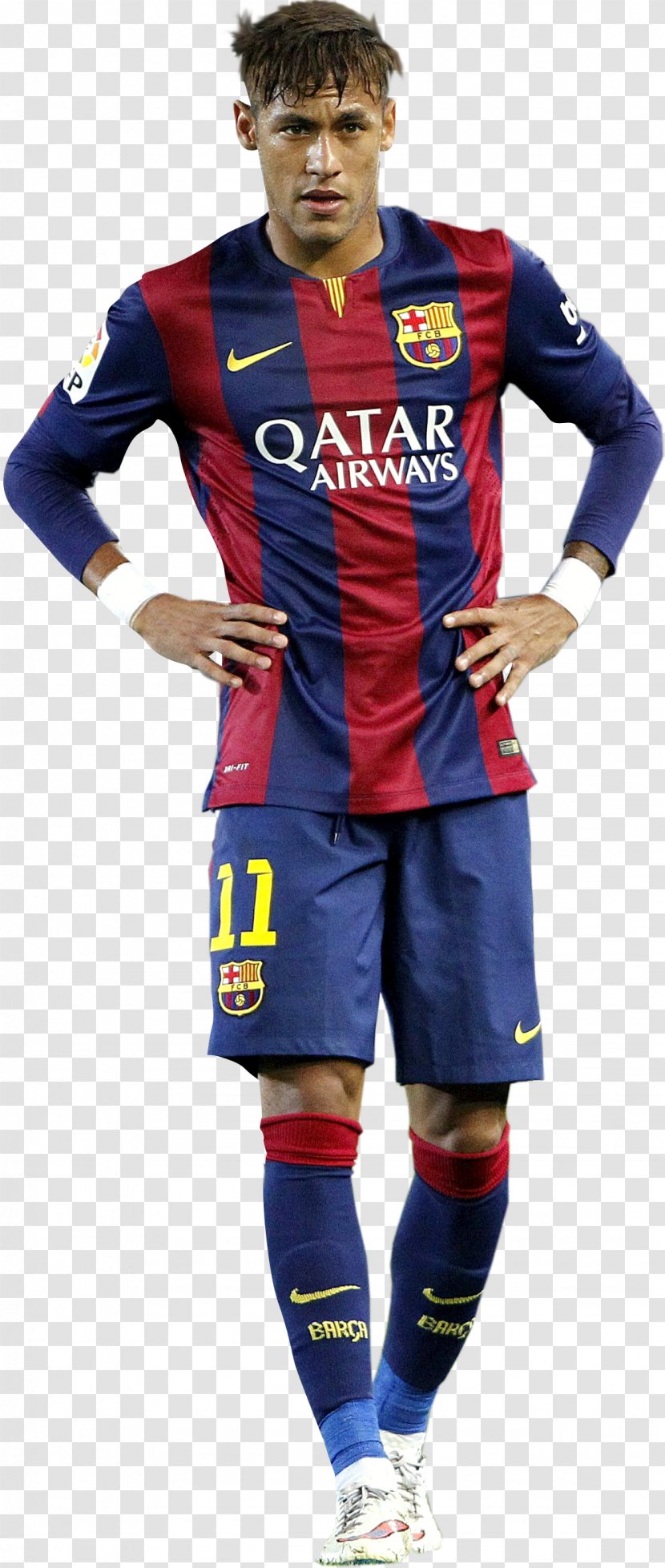 Neymar Vector Graphics Image Football Hero - Sports Uniform Transparent PNG