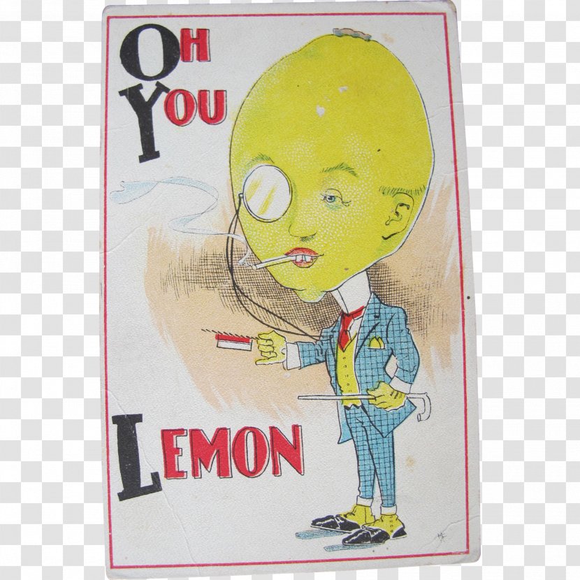 Poster Cartoon - Yellow - Lemonade Watercolor Transparent PNG