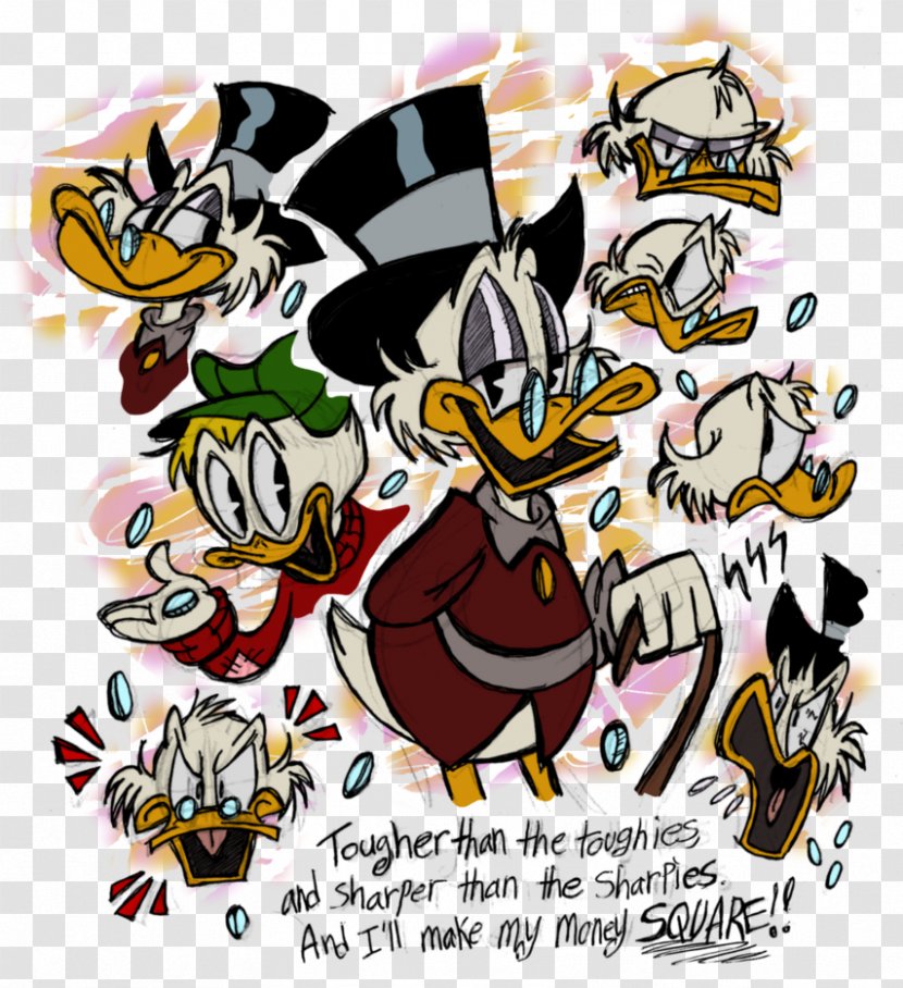 Work Of Art Character DeviantArt - Silhouette - Scrooge Mcduck Don Rosa Transparent PNG