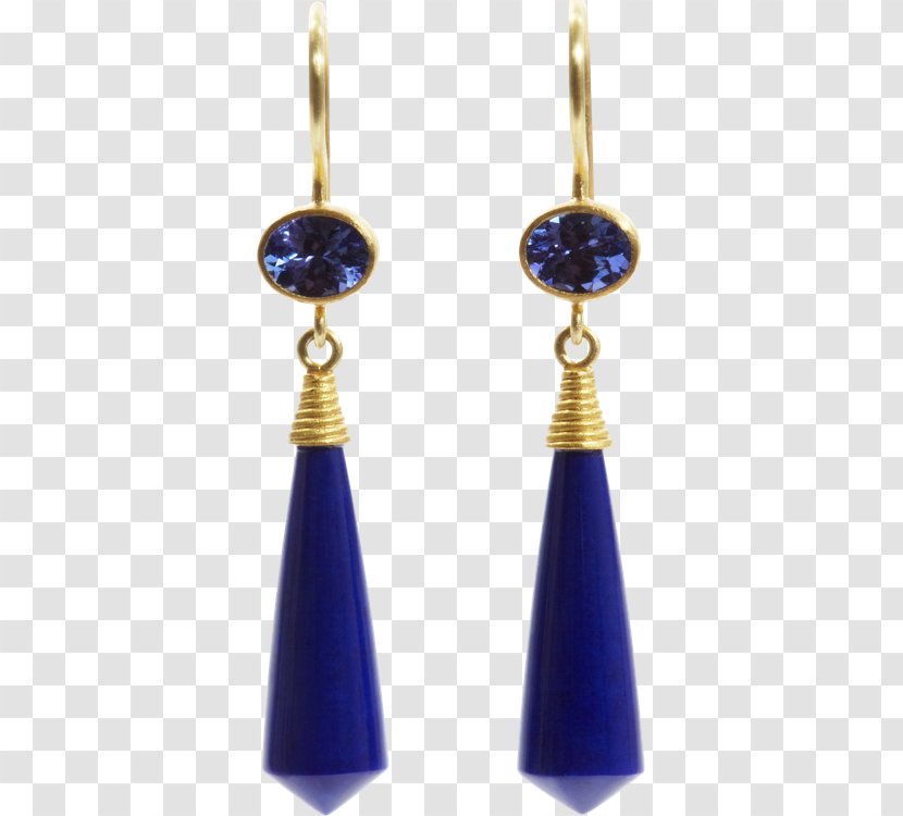 Earring Body Jewellery Gemstone Cobalt Blue Transparent PNG