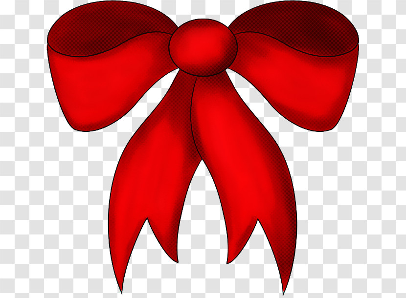 Red Ribbon Petal Transparent PNG