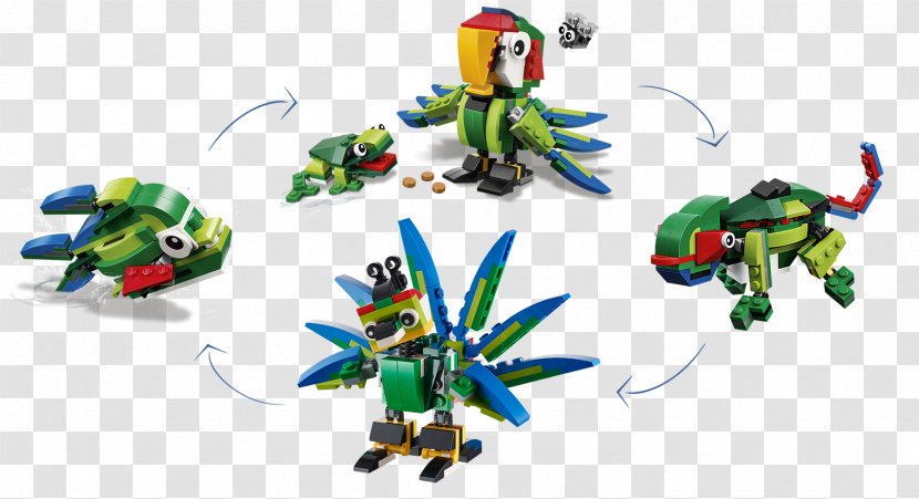 LEGO 31031 Creator Rainforest Animals Lego Toy Transparent PNG