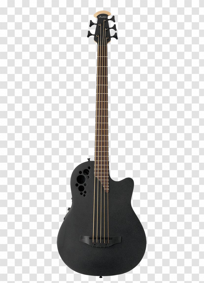 Twelve-string Guitar Ovation Company Acoustic-electric Bass Acoustic - Silhouette Transparent PNG