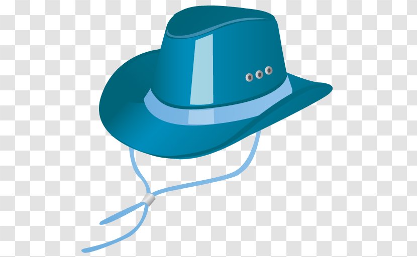 Hat ICO Clothing Icon - Blue Transparent PNG