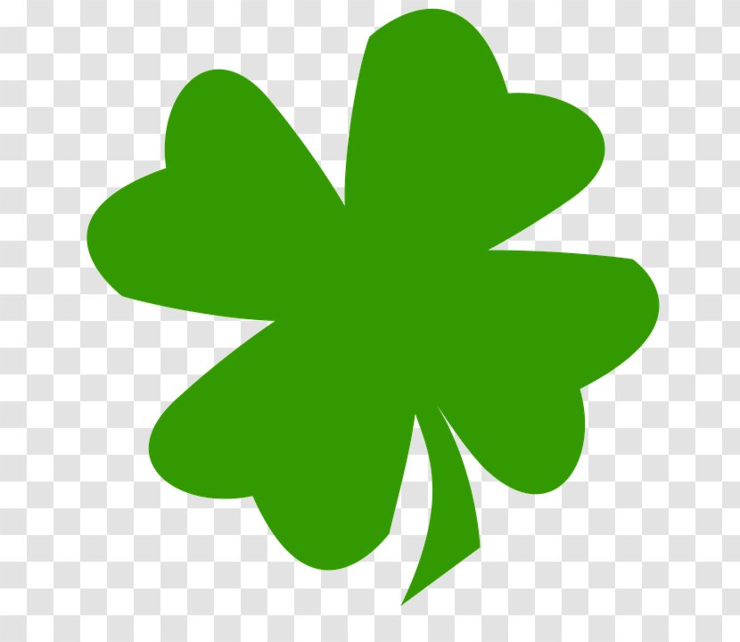 Saint Patrick's Day 17 March Ireland Shamrock Four-leaf Clover - Green Transparent PNG