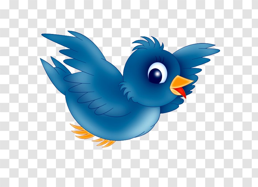 Bluebird Cartoon Clip Art - Bird Transparent PNG