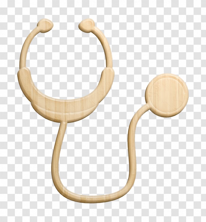 Doctor Icon Medical Elements Stethoscope - Metal - Ear Transparent PNG