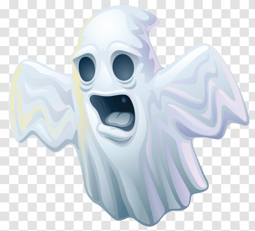 Ghost Halloween Clip Art - Heart - Creepy Clipart Transparent PNG