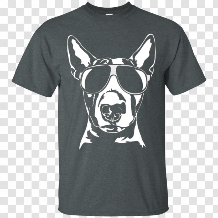 Bull Terrier T-shirt Pit Hoodie Sleeve - Brand - Dog Transparent PNG