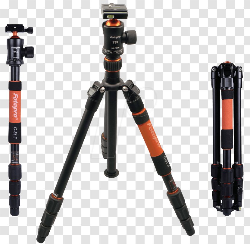 Tripod Monopod Photography Rollei Ball Head - Aluminium - Camera Transparent PNG