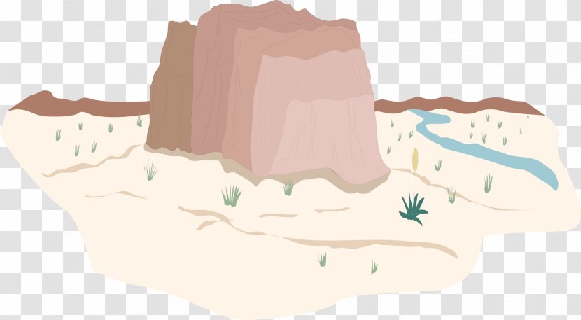 Illustration - Watercolor - Free To Pull The Material Desert Image Transparent PNG