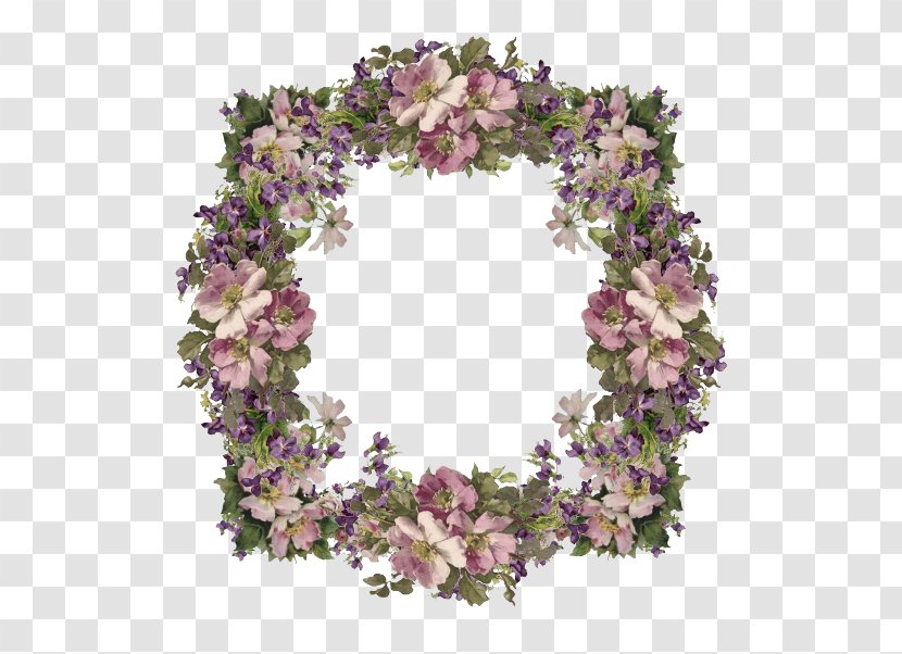 Floral Design Wreath - Flowering Plant - Lilac Transparent PNG