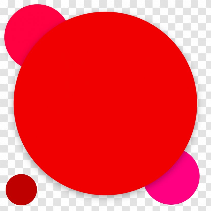 Circle Point RED.M Clip Art - Red Transparent PNG