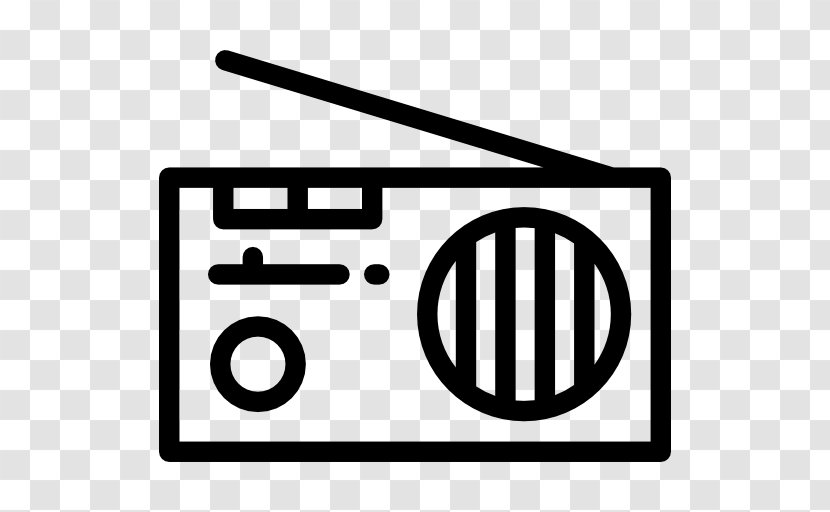 Radio Station Broadcasting Boombox - Text Transparent PNG