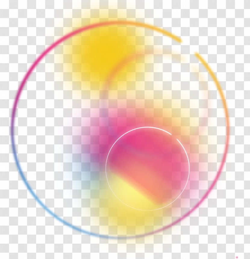 Light Circle - Spiral - Cool Halo Decorative Material Transparent PNG