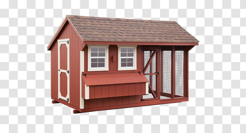 Chicken Coop Bird Shed Backyard - Roof Transparent PNG