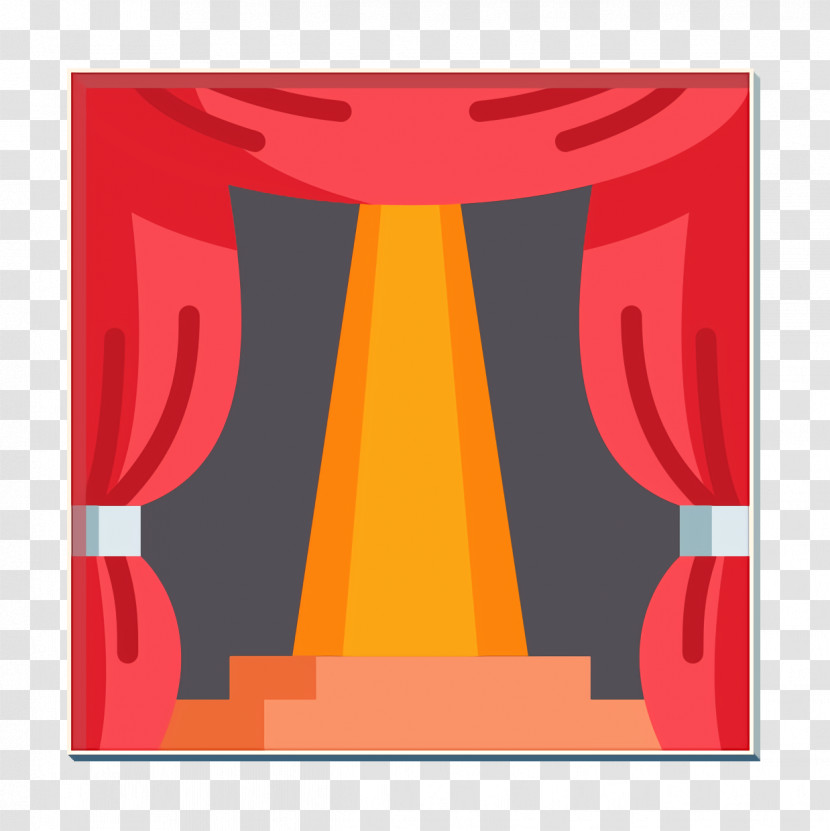 Fine Arts Icon Stage Icon Transparent PNG