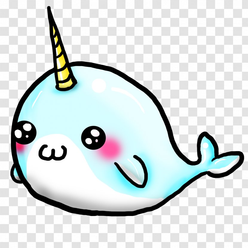 Narwhal Drawing Cuteness Cetacea Clip Art - Horn - Whale Transparent PNG