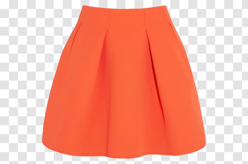 Skirt Clothing Orange Женская одежда Belt - Silhouette Transparent PNG