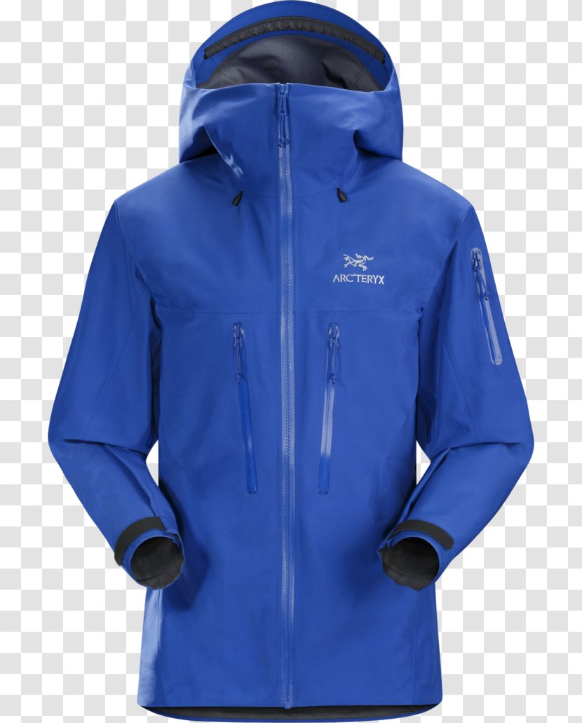 Hoodie Arc'teryx Shell Jacket Gore-Tex - Goretex - Feather Falling Material Transparent PNG