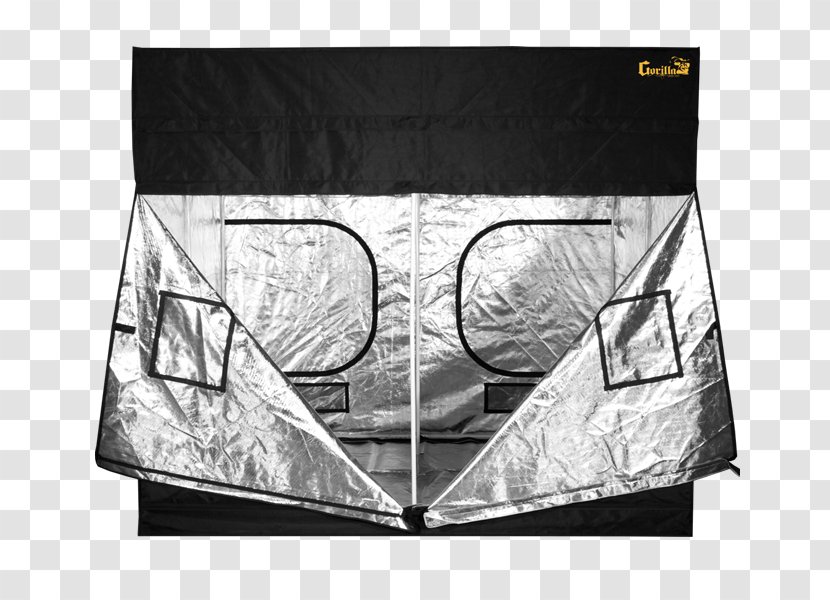 Gorilla Grow Tent LITE LINE 4x4 House Hydroponics - Black Transparent PNG