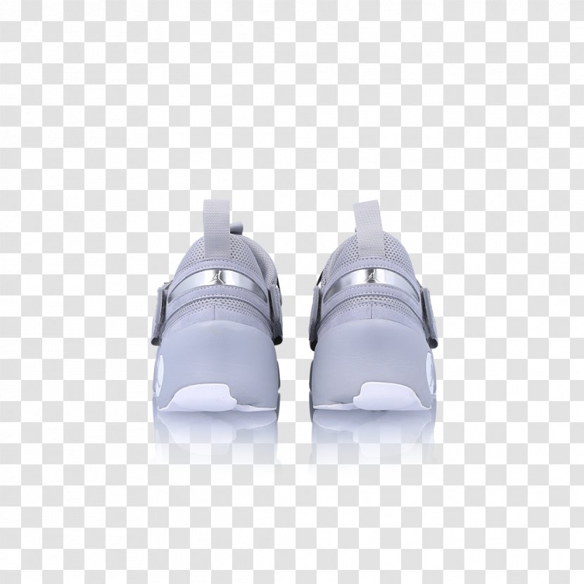 Gray Wolf White Shoe - Air Jordan - Design Transparent PNG